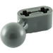 LEGO Dark Stone Gray Beam 2 with Angled Ball Joint (50923 / 59141)