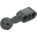 LEGO Dark Stone Gray Beam 2 with Straight Ball Joint (1 Hole in Ball) (64276)