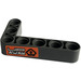 LEGO Dark Stone Gray Beam 3 x 5 Bent 90 degrees, 3 and 5 Holes with &#039;UP AWAY&#039; Sticker (32526)