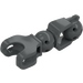 LEGO Dark Stone Gray Beam with Ball Socket and Two Joints (90617)