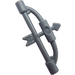 LEGO Dark Stone Gray Bow with Small Arrow