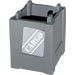 LEGO Dark Stone Gray Box 2 x 2 x 2 Crate with &#039;CARGO&#039; Sticker (61780)
