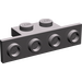 LEGO Dark Stone Gray Bracket 1 x 2 - 1 x 4 with Square Corners (2436)