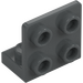 LEGO Dark Stone Gray Bracket 1 x 2 - 2 x 2 Up (99207)