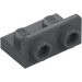 LEGO Dark Stone Gray Bracket 1 x 2 with 1 x 2 Up (99780)