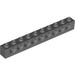 LEGO Dark Stone Gray Brick 1 x 10 with Holes (2730)