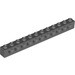 LEGO Dark Stone Gray Brick 1 x 12 with Holes (3895)