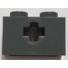 LEGO Dark Stone Gray Brick 1 x 2 with Axle Hole (&#039;+&#039; Opening and Bottom Stud Holder) (32064)