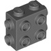 LEGO Dark Stone Gray Brick 1 x 2 x 1.6 with Side and End Studs (67329)