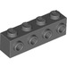 LEGO Gris pierre foncé Brique 1 x 4 avec 4 Goujons sur Une Côté (30414)
