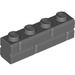LEGO Dark Stone Gray Brick 1 x 4 with Embossed Bricks (15533)