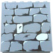 LEGO Gris pierre foncé Brique 1 x 6 x 5 avec Brique / Stones mur (3754 / 44590)