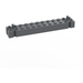 LEGO Dark Stone Gray Brick 2 x 12 with Grooves and Peg at Each End (47118 / 47855)