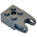 LEGO Dark Stone Gray Brick 2 x 2 with Ball Socket and Axlehole (Narrow Rounded Socket) (57910)