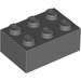 LEGO Dark Stone Gray Brick 2 x 3 (3002)