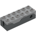 LEGO Mørk stengrå Klods 2 x 6 x 11.3 med Projectile Launcher (49743)