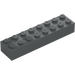 LEGO Dark Stone Gray Brick 2 x 8 (3007 / 93888)