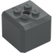 LEGO Dark Stone Gray Brick 3 x 3 x 2 Cube with 2 x 2 Studs on Top (66855)