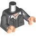 LEGO Dark Stone Gray BTS Suga Minifig Torso (973 / 76382)