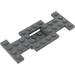 LEGO Dunkles Steingrau Auto Basis 4 x 10 x 0.67 mit 2 x 2 Open Mitte (4212)