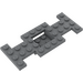 LEGO Dark Stone Gray Car Base 4 x 10 x 0.67 with 2 x 2 Open Center (4212)
