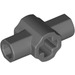 LEGO Dark Stone Gray Cross Connector with Holes and Axle Holders (24122 / 49133)