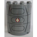 LEGO Dark Stone Gray Cylinder 2 x 4 x 4 Half with Star Wars Escape Pod Sticker (6218 / 6259)