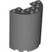 LEGO Dark Stone Gray Cylinder 3 x 6 x 6 Half (35347 / 87926)