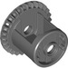 LEGO Dark Stone Gray Differential with One Gear 28 Tooth Bevel with Closed Center (62821)