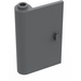 LEGO Dark Stone Gray Door 1 x 3 x 4 Left with Hollow Hinge (58381)