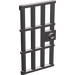 LEGO Dark Stone Gray Door 1 x 4 x 6 with Bars (60621)