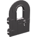 LEGO Dunkles Steingrau Tür 1 x 4 x 6 mit Fenster (40241)