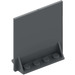 LEGO Dark Stone Gray Door 2 x 8 x 6 Revolving with Shelf Supports (40249 / 41357)
