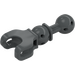 LEGO Dark Stone Gray Double Ball Joint with Ball Socket (90609)