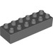 LEGO Dunkles Steingrau Duplo Backstein 2 x 6 (2300)