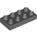 LEGO Gris pierre foncé Duplo assiette 2 x 4 (4538 / 40666)