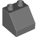 LEGO Donker Steengrijs Duplo Helling 2 x 2 x 1.5 (45°) (6474 / 67199)