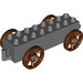 LEGO Dark Stone Gray Duplo Wagon (76087)