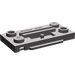 LEGO Gris pierre foncé Electric Train Track Contact Base avec blanc Wire (2913)