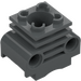 LEGO Dark Stone Gray Engine Cylinder with Slots (2850 / 32061)