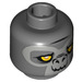 LEGO Dark Stone Gray Grumlo Head (Recessed Solid Stud) (14053 / 16746)