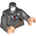 LEGO Gris piedra oscuro Gryffindor Student Torso con Grey Jersey y Rojo Tie (76382 / 88585)