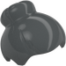 LEGO Dark Stone Gray Hair with Top Knot Bun (5958 / 93217)