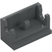 LEGO Dark Stone Gray Hinge 1 x 2 Base (3937)