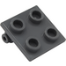 LEGO Dark Stone Gray Hinge 2 x 2 Top (6134)