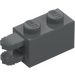 LEGO Dark Stone Gray Hinge Brick 1 x 2 Locking with Dual Finger on End Horizontal (30540 / 54672)