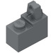 LEGO Dunkles Steingrau Scharnier Backstein 1 x 2 mit 1 Finger (76385)