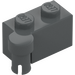 LEGO Dark Stone Gray Hinge Brick 1 x 4 Swivel Top (3830 / 65122)