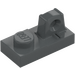 LEGO Dark Stone Gray Hinge Plate 1 x 2 Locking with Single Finger On Top (30383 / 53922)