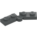 LEGO Dark Stone Gray Hinge Plate 1 x 4 Swivel Assembly (1927 / 19954)